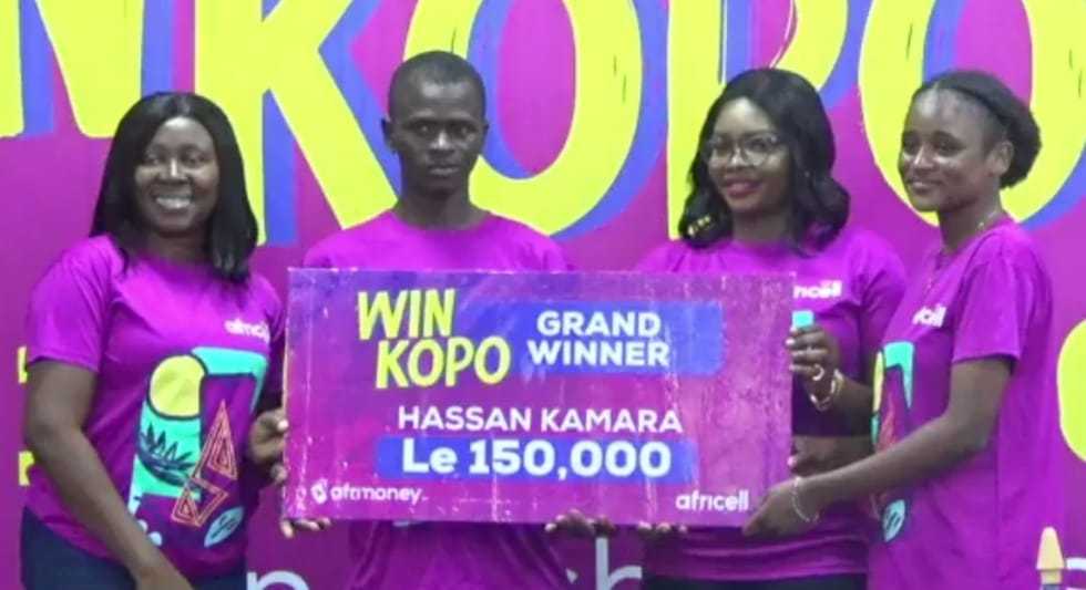 Hassan and Isatu Kamara Claim Big Prizes in Africell’s Exciting “Win Kopo” Promotion