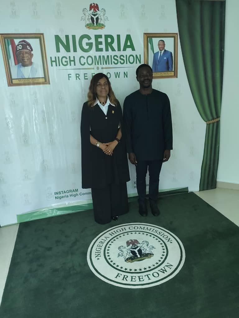 SLRSA Boss Meets Nigerian High Commissioner to Strengthen Road Safety Cooperation